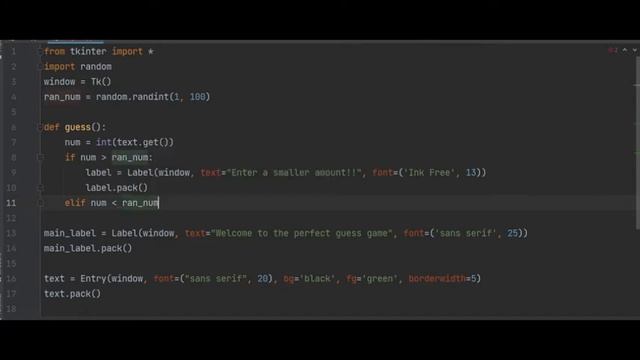 The Perfect Guess | Python Tkinter Game | Adion смотреть онлайн
