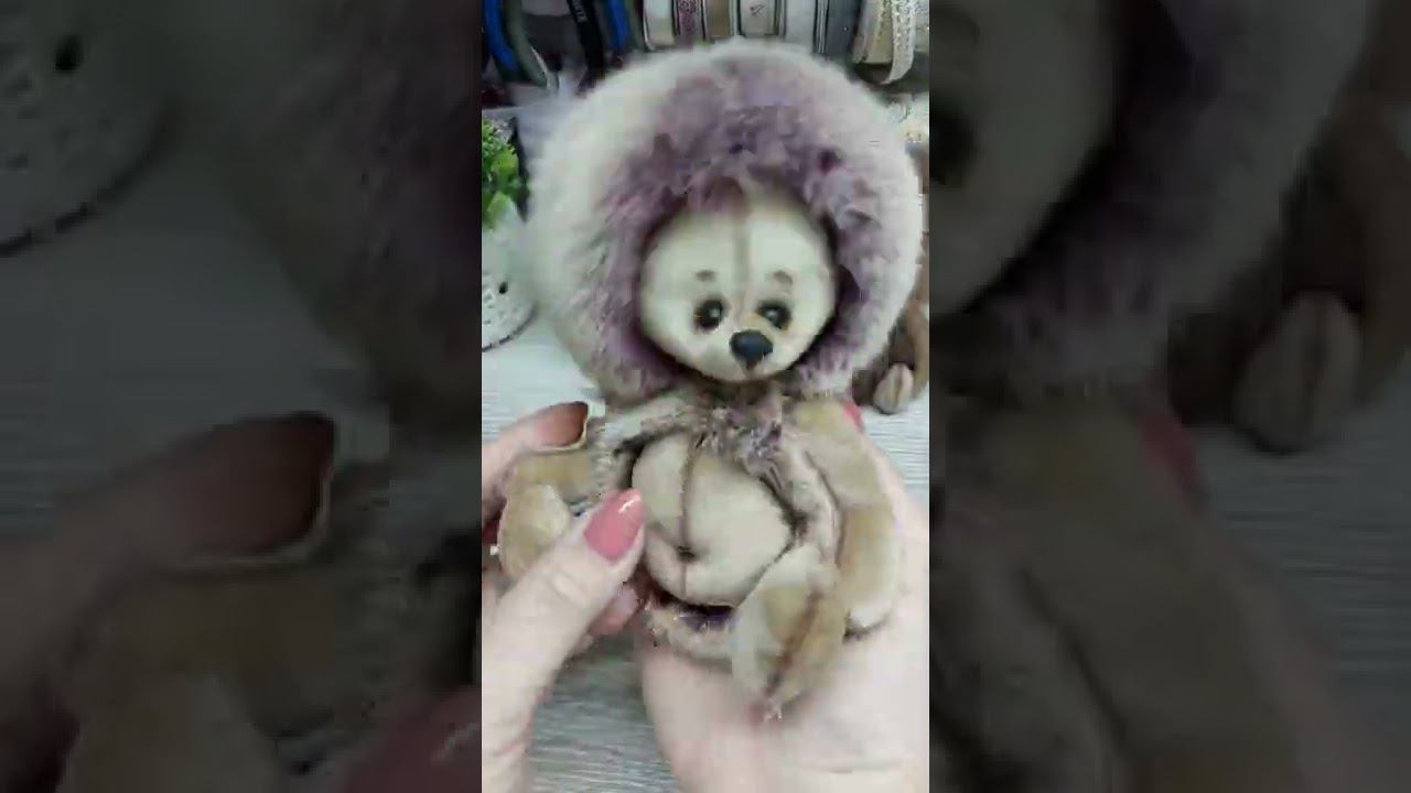 Ёжики-полностью ручная работа, сшиты из меха норки. Пока свободны. #ёжик #тедди #ручнаяработа смотреть онлайн