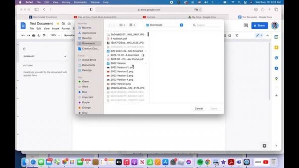 How to Open a Document in Google Docs
