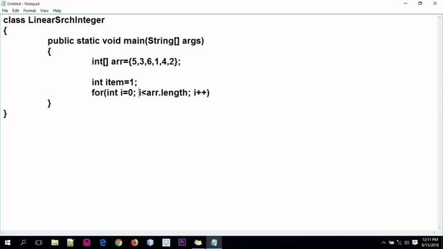 Linear Search in Java by Deepak (Hindi) смотреть онлайн
