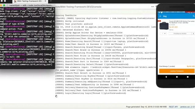 Blibli Testing Framework - Android Automate Test using Jenkins смотреть онлайн