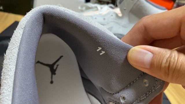 NIKE JORDAN AIR SHIP PE SP "White/Tech Grey" review & on feet! смотреть онлайн