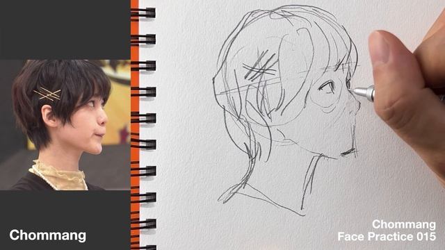 How to Draw a Girl (015) / Face Drawing Practice смотреть онлайн