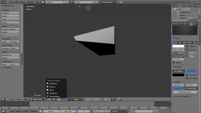 3d blender. Урок 1. Интерфейс смотреть онлайн