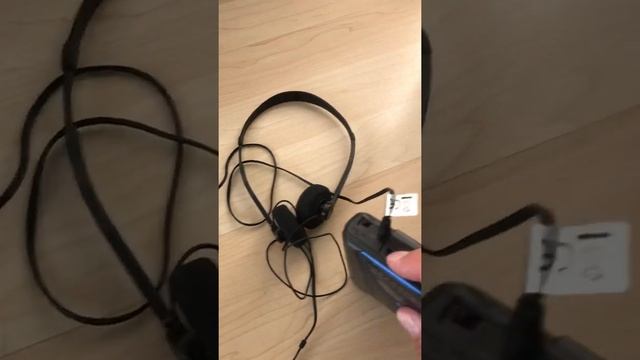 Blue sony walkman player compact portable cassette device with headphones смотреть онлайн