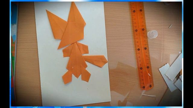 Поделка из цветной бумаги, 1 класс смотреть онлайн