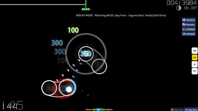 [BACEC][REC] [osu!] Название карты [Сложность] смотреть онлайн