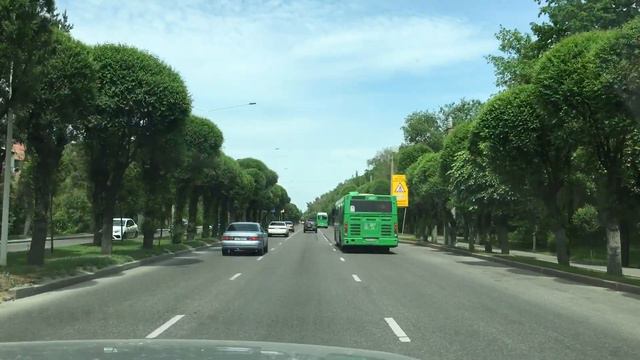 Алматы. Движение на дорогах во время карантина. смотреть онлайн