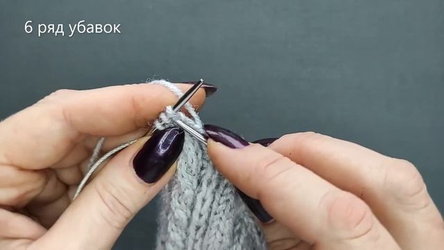 МК Варежки "Ладошки". Видео №6. Убавление варежки. смотреть онлайн