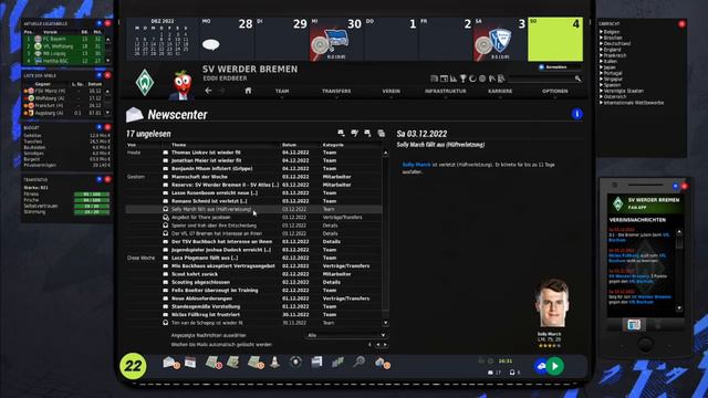 EA Fm 22 Werder Bremen #14 Krasse Neuzugänge! смотреть онлайн