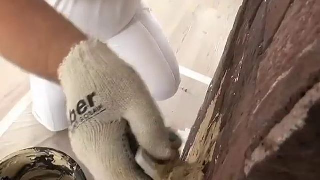 Облицовка каминной трубы с помощью клея для керамогранита и декоративной затирки смотреть онлайн