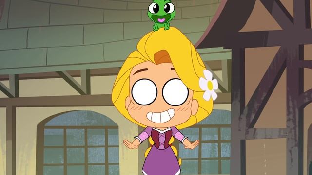 Goatee Don't | Chibi Tiny Tales | Rapunzel's Tangled Adventure | Disney Channel Animation смотреть онлайн