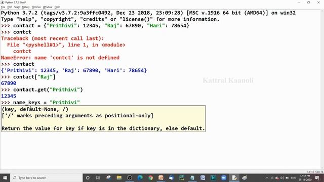 Python Tutorial - #15 Working with Dictionary in Python | Kattral Kaanoli | Tamil смотреть онлайн