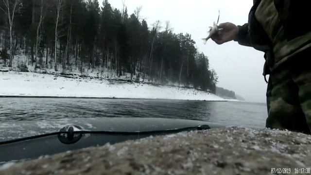 Красноярское море 7.12.2019.г Погода в Сибири, не перестает удивлять! смотреть онлайн