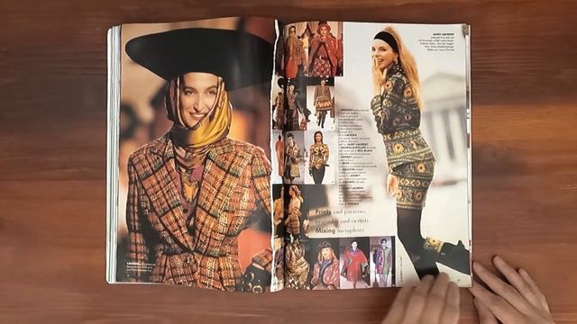 1990 July ASMR Magazine Flip Through: British Vogue w Stephanie Seymour Pucci, Debbie Harry, Versac смотреть онлайн