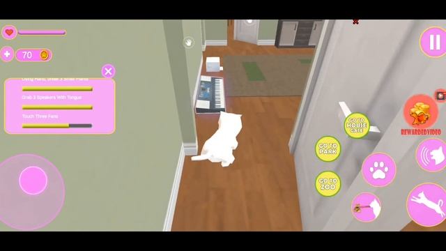 Virtual Cat Simulator - 3D Kitten Simulation - Cat Broke the Things - Gameplay Walkthrough #2 смотреть онлайн