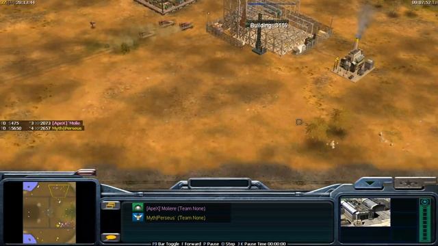 На тоненьком! Moliere(GLA Stealth) vs Dense(USA Laser) Generals Zero Hour game replay! смотреть онлайн