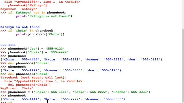 Python DictionariesPart1 смотреть онлайн