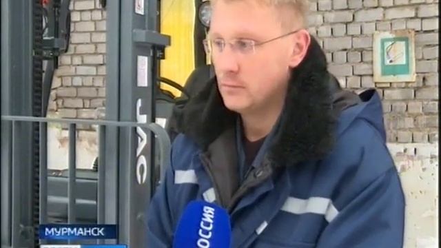 Вилочные погрузчики JAC в Мурманском Морском Рыбном порту