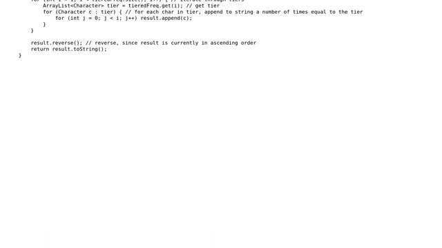 Code Review: Sort Characters By Frequency Java смотреть онлайн