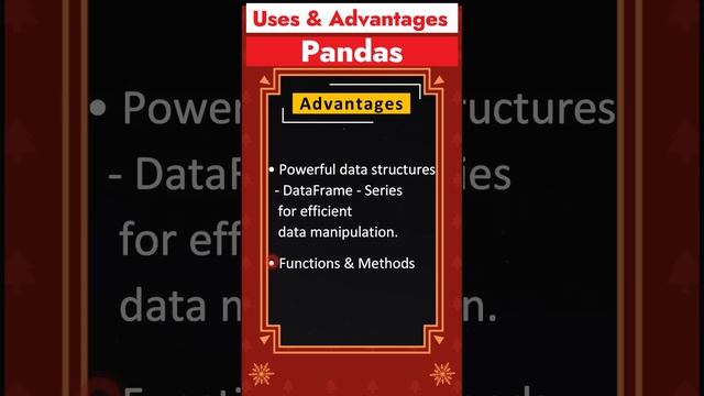 Uses & Advantages Pandas ? | Python Library for Data Science - Interview Q&A смотреть онлайн