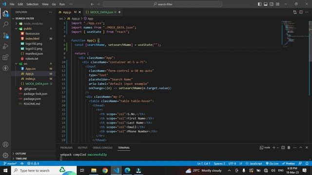30days in React - 03 - Search Filter смотреть онлайн
