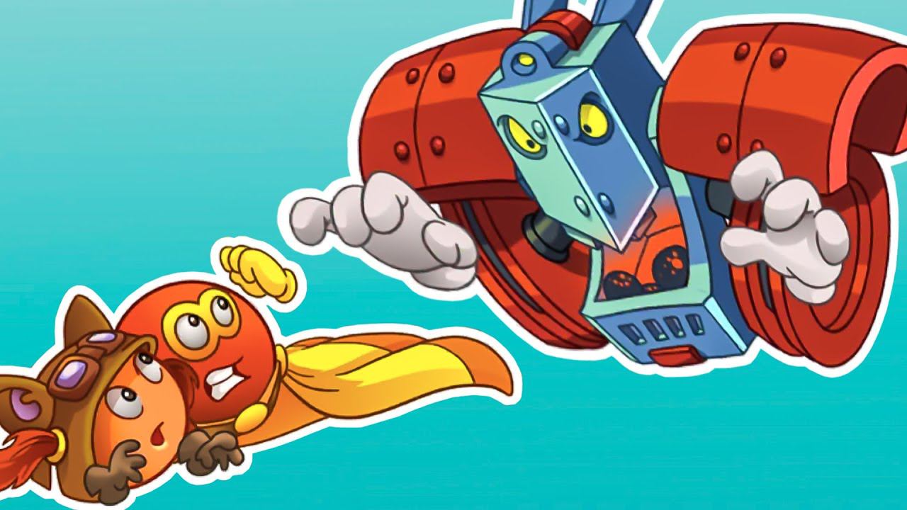 СУПЕР КРАСНЫЙ ШАР #3. Железная дорога. Несносный шарик в игре Red Ball Super Run на Игрули TV смотреть онлайн