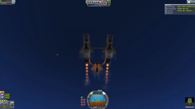 Kerbal Space Program: Star Wars Podracer! Only stock parts. смотреть онлайн