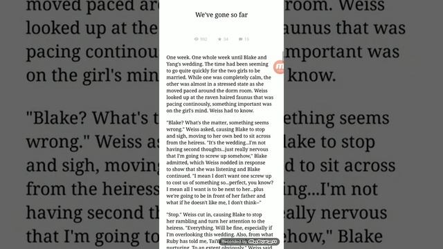 RWBY Fanfiction Reading "I Need You So Bad" Pt.6 by PrismaticBumbleby смотреть онлайн