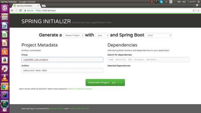 Spring-websocket-build A Chat Application(part 1)