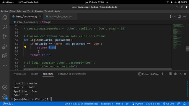 Curso de Python 18 Fundamentos de funciones смотреть онлайн