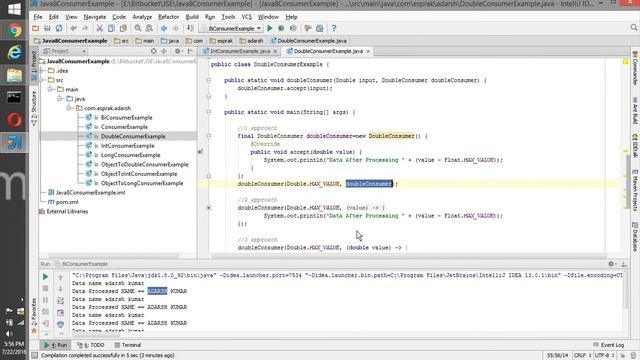 ESpark Adarsh Java8 Consumer Example смотреть онлайн