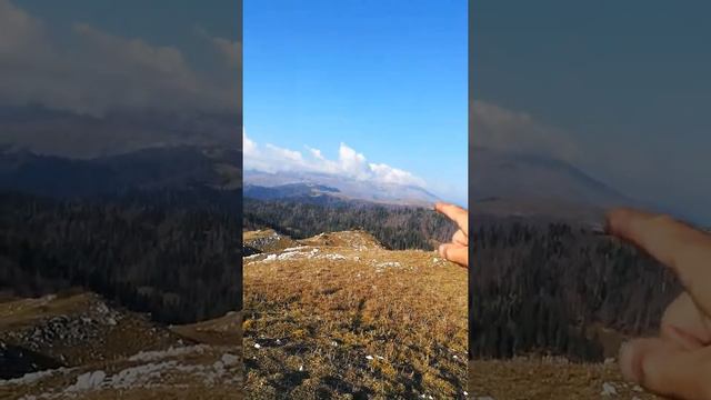 На горе Мамздышка над Гагрой в Абхазии 19 октября 2019 года смотреть онлайн