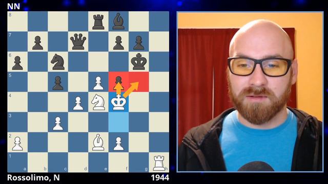 GM Rossolimo's Fantastic Checkmate - Rossolimo vs. NN, 1944 смотреть онлайн