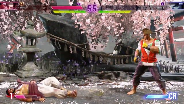 Street Fighter 6 playing with my cousin (Demo) смотреть онлайн