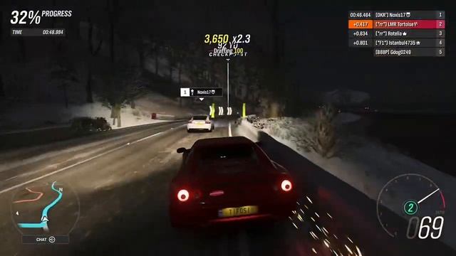 Forza Horizon 4 Ferrari F355 Berlinetta - Epic four way battle for the lead and i miss a checkpoint смотреть онлайн