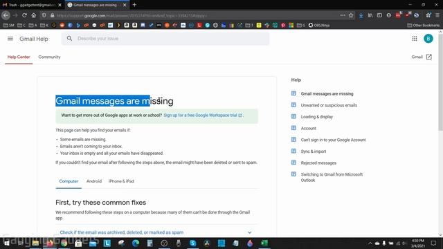 How to Recover Permanently Deleted Emails from Gmail - 2021 смотреть онлайн
