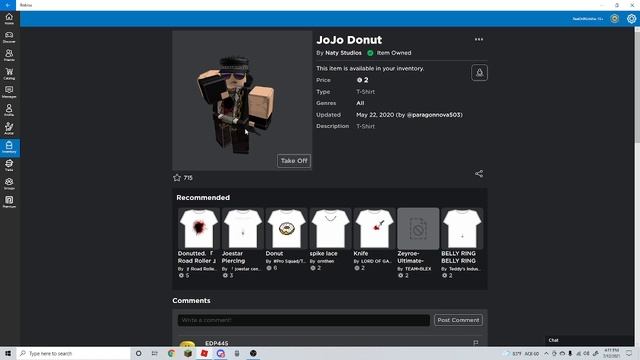 How to make Jotaro Kujo avatar in roblox (good hat hair combo) смотреть онлайн