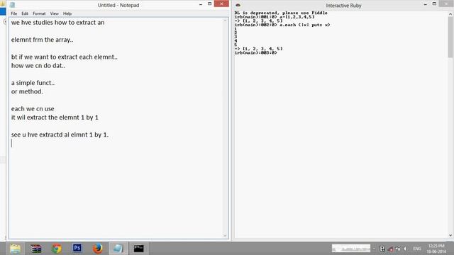 Ruby Learning - Operations on Array смотреть онлайн