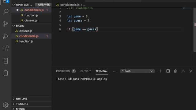 Conditionals in JavaScript: IF Statements смотреть онлайн