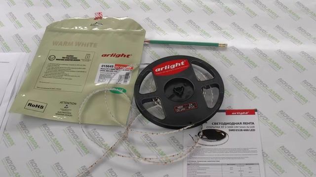 обзор светодиодной ленты Arlight 015649 смотреть онлайн