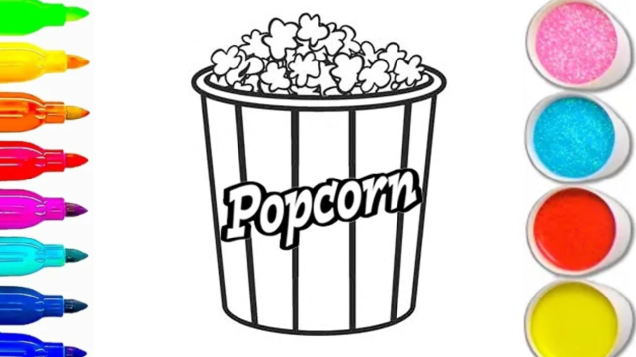 КАК НАРИСОВАТЬ ПОПКОРН смотреть онлайн