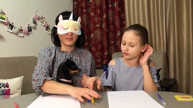 СЛЕПОЙ ХУДОЖНИК ЧЕЛЛЕНДЖ / РИСУЕМ ЗАКРЫТЫМИ ГЛАЗАМИ смотреть онлайн
