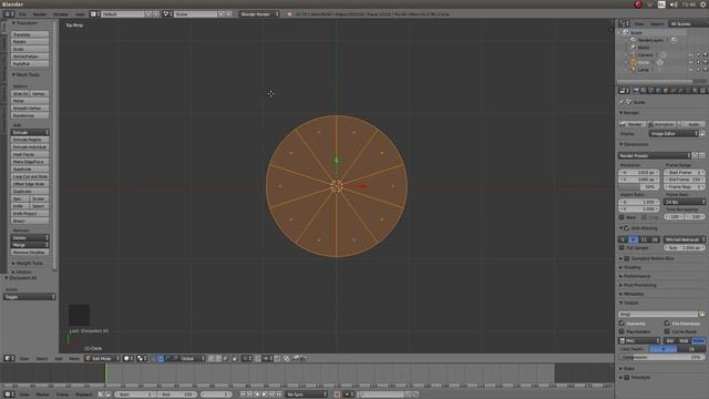 Blender Tutorial: How To Create A Cylinder Cut Into Separate Equal Wedges/Slices. смотреть онлайн