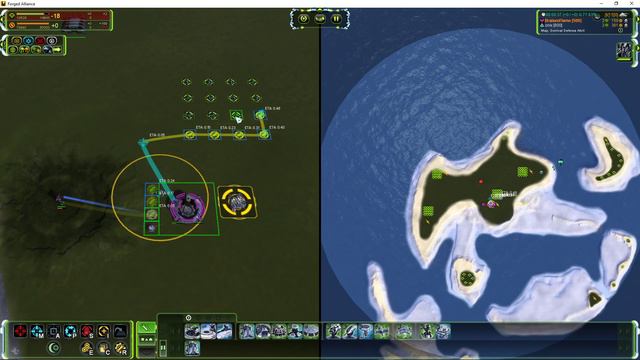 Supreme Commander FAF | Cast:076 | Survival | Defence Atoll | Try 1 смотреть онлайн