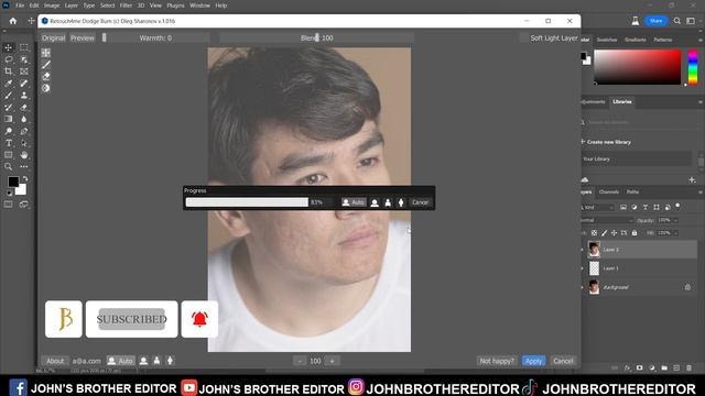 Amazing! One-Touch Perfect Skin using Dodge & Burn in Photoshop смотреть онлайн