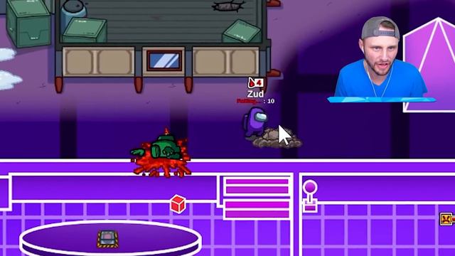 Geometry Dash in Among Us смотреть онлайн