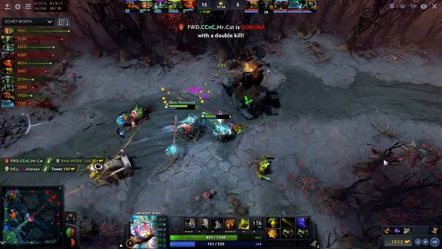 CCnC [FWD] plays Monkey King!!! Dota 2 Full Game 7.21 смотреть онлайн