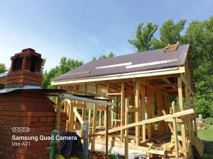 Крыша каркасного дома своими руками, ч.4