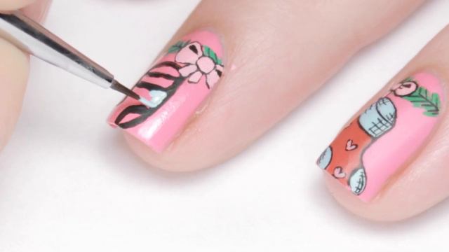 Christmas Stockings ｜ Nail Art
